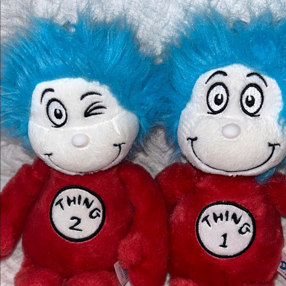 Dr. Seuss Red, Blue, and Yellow Plush Trio - Picture 5 of 16